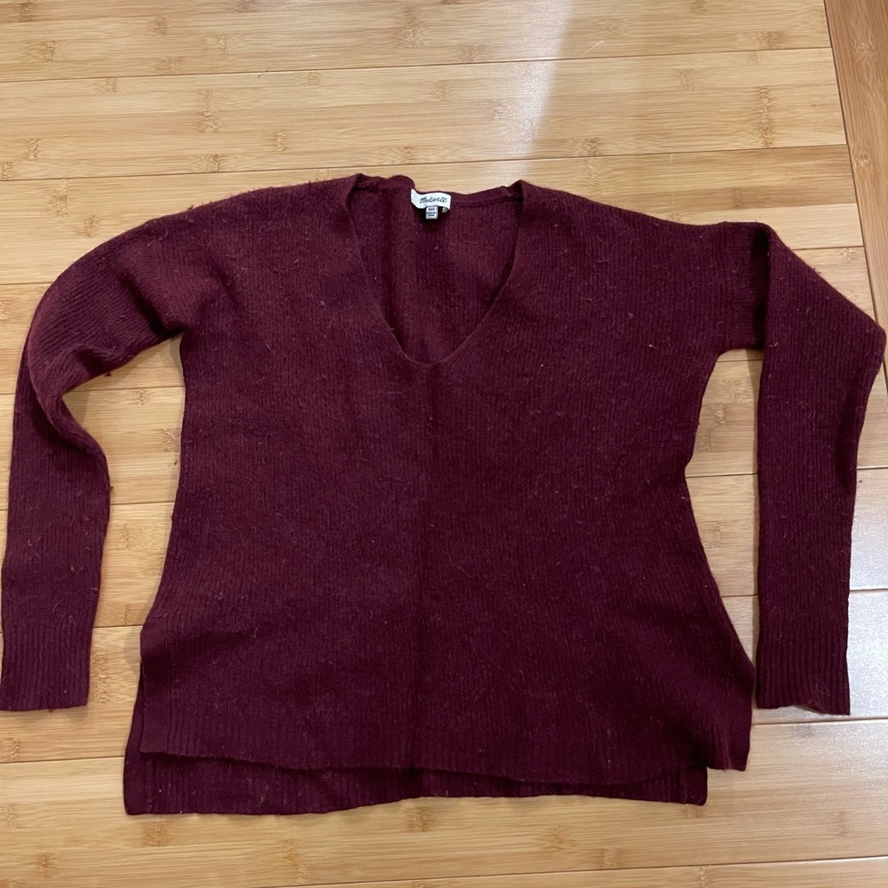 Madewell v-neck sweater